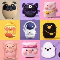 หุ่นยนต์ตั้งได้ลายการ์ตูนสำหรับ Airpods Pro หูฟังบลูทูธไร้สายฝาครอบป้องกันหูฟังสำหรับ Airpods 1 2 Pro กล่องชาร์จ