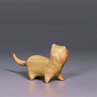 Mini Ornaments Made Of Camphor Wood Handcrafted And Carved With Wood Small Cats Strolling Cats DIY Creative And Modern Cut Gift