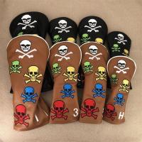 Golf club cover new skull wooden club cover club protective cover cap cover J.LINDEBERG DESCENTE PEARLY GATES ANEW FootJoyˉ MALBON Uniqlo