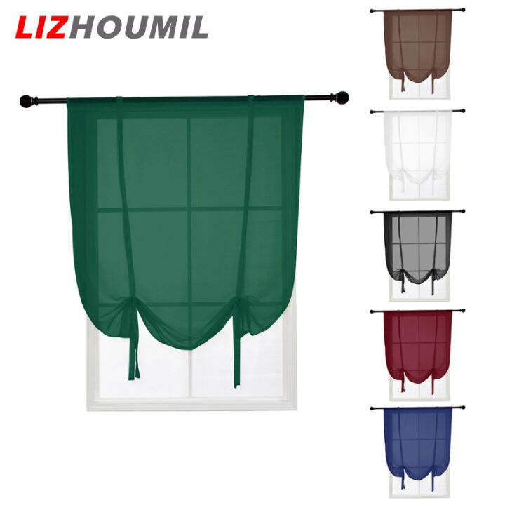 lizhoumil-ผ้าม่านหน้าต่างสีทึบใสทันสมัยไฟกันความร้อนแบบมินิมอลสำหรับห้องนั่งเล่นผ้าม่านหน้าต่างห้องนอน