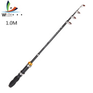 Weihe 1.0m 1.5m 2.1m 2.3m Mini Ultra Short Telescopic Fishing Rods Glass