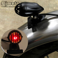 Motorcycle Bike License Plate Mount Bullet Tail Brake Light for Bobber Chopper Cafe racer Plate Light Lamp Taillight