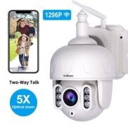 CAMERA Wifi NGOÀI TRỜI SRIHOME SH028 3.0MPX, Zoom 5X, Đàm thoại 2 chiều