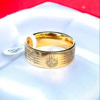 BDH-แหวนยันต์ห้าแถว ยันต์ห้าแถว แหวนทอง แหวนพระ แหวนมงคล แหวนนำโชค แหวน แหวนสีทอง แหวนมีคาถา แหวนเสริมดวง แหวนผู้หญิง แหวนผู