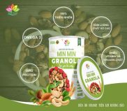 Mẫu mới  Ngũ Cốc Hạt Ăn Liền Min Min Granola cao cấp