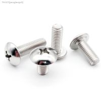 ◆ 10/50X M2 M2.5 M3 M4 M5 M6 M8 304 A2-70 stainless steel JISB1111T Phillips Truss Head Large Flat Round Cross Screw Bolt L 3-80mm