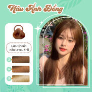 Thuốc Nhuộm Tóc Màu NÂU ÁNH ĐỒNG Không Tẩy 774