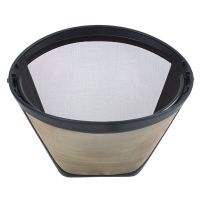 1PC Permanent Reusable #4 Cone Shape Coffee Filter Mesh Basket Stainless New