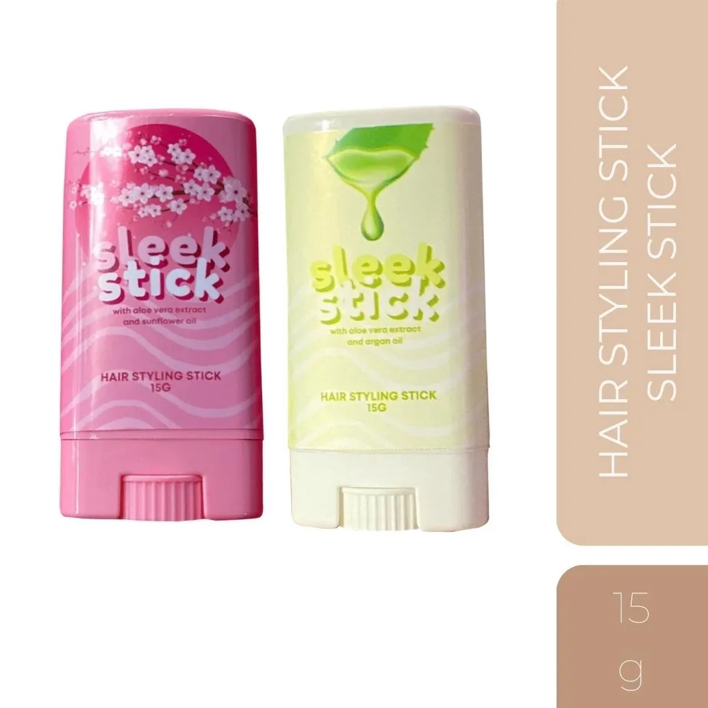 BUY ONE TAKE ONE Sleek Stick Hair Styling Wax Aloe Vera Extract Argan Oil &  Sunflower Oil Hair Care 15g | Lazada PH