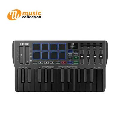 คีย์บอร์ด MIDI DONNER DMK-25 PRO MIDI KEYBOARD BLACK