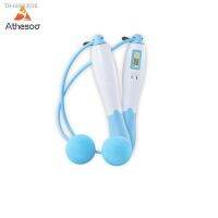 ▲₪✶ Athesoo Cordless Jump Ropes Smart Electronic Digital Wireless Skip Rope Calorie Consumption Fitness Body Exercise