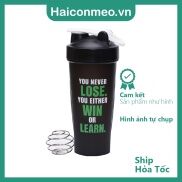 Lỗi là đổi Bình lắc whey tập gym bình nước thể thao shaker pha sữa protein
