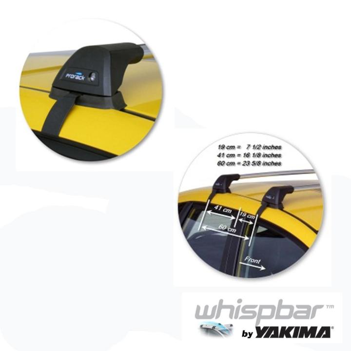 yakima-whispbar-roof-rack-honda-jazz-2008-2014-แร็คหลังคาตรงรุ่น-honda-jazz-2008-2014