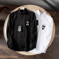 ร้อน, ร้อน★(High Quality) 23ss NewFend Original Trendy Luxury Shirt for Men High-end Fashion Personality Long Sleeve Shirts Cool and Comfortable Loose Fit All-match Delicate Top Clothing