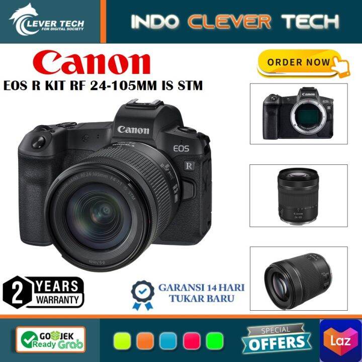 Canon EOS R kit 24105mm IS STM Kamera Mirrorless GARANSI RESMI