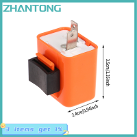 ZHANTONG ไฟกะพริบ LED 12V ปรับความถี่ได้สำหรับอุปกรณ์เสริมรถจักรยานยนต์