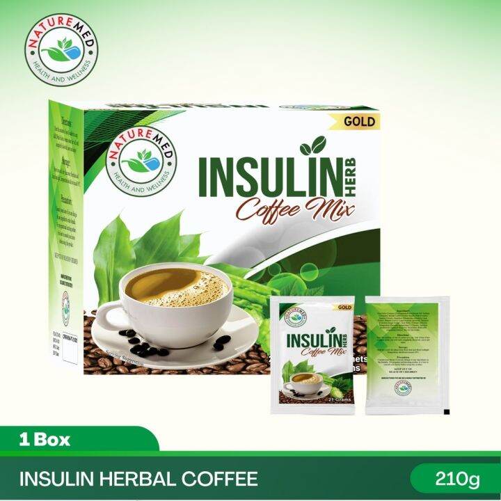 dssh5 NatureMed INSULIN (Anti Diabetes) Coffee Mix 10 Sachets FDA