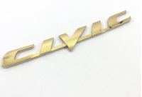 โลโก้ ฮอนด้า ซีวิค สีทอง นางฟ้า Gold Civic fd Logo Auto Trunk Lid Emblem Badge Sticker Decal For Honda Civic