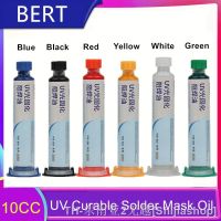 hk♀♤♝  BERT10cc UV Solder BGA PCB Paint Prevent Corrosive Arcing Soldering Paste Flux Inks   9Led curing light