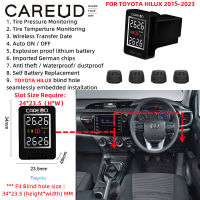 CAREUD U912-WF รถ TPMS ภายนอก Car รถ TPMS ระบบการตรวจสอบแรงดันยางรถยนต์ Car สำหรับโตโยต้าไฮลักซ์2015-2023ต้องใช้รูบอดขนาดช่อง34*23.5มม. (สูง * กว้าง)