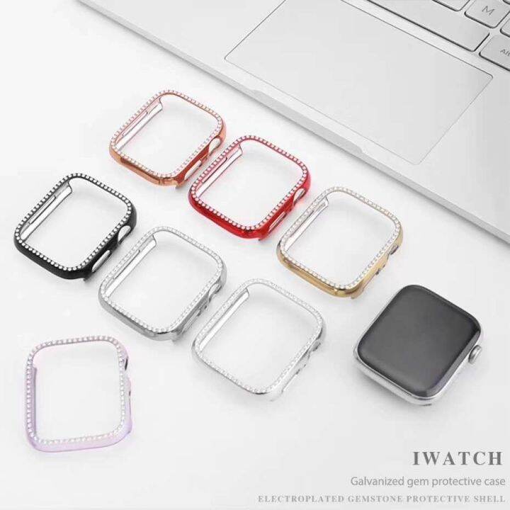 มาใหม่-daimonds-case-เคสเพชร-สำหรับ-apple-watch-series-se-6-5-4-sาคาต่อชิ้น-เฉพาะตัวที่ระบุว่าจัดเซทถึงขายเป็นชุด