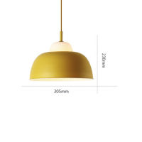 Slope Indoor lighting slope pendant lights Wood and aluminum lamp restaurant bar coffee dining room LED hanging light fixture