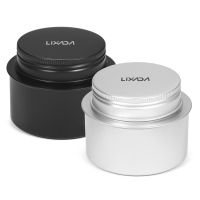 Lixada 2ชิ้นแบบพกพามินิอลูมิเนียมเตาแอลกอฮอล์ที่มีฝาปิดกลางแจ้งตั้งแคมป์เดินป่าแบกเป้ทำอาหารเตา