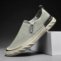 COD SDFGERTERTEEE Ice silk breathable deodorant mesh shoes single legged lazy shoes lace less and lace less canvas shoes