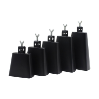 456นิ้วกลอง Cowbell Professional Crisp Sound Percussion Instrument กลองชุด Jazz Drum Cowbell Replacement