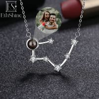 ♠✙▫  EthShine Day Gifts Photo Custom Projection Necklace Shaped Memory