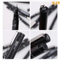 6Pcs UniPin Pen Drawing Fiber Needle Thin Eyeliner Pen for Designers Architects Artists Sketch Marker Pen