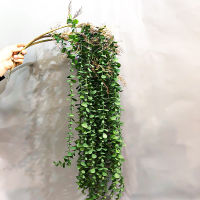 【cw】104cm Fake Eucalyptus Rattan Artificial Plants Vine Plastic Tree nch Wall Hanging Leafs For Home Garden Outdoor Wedding Decor ！