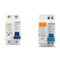 TOMZN TPNL DPNL 230V 1P N Residual Current Circuit Breaker With Over And Short Current Protection RCBO MCB TPNL