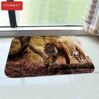 40x60cm Doormat Entrance carpet Floor Mat kitchen Rug Indoor/Bathroom anti-slip carpets door mats HD tiger pictures printed A7