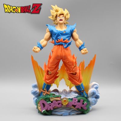 D Ragon B All Z 23เซนติเมตร Son Goku ซูเปอร์ยานรบความเสียหายระเบิด Gk พีวีซีการกระทำ Figurines รูปแบบการเก็บรูปปั้นของเล่นของขวัญเด็ก