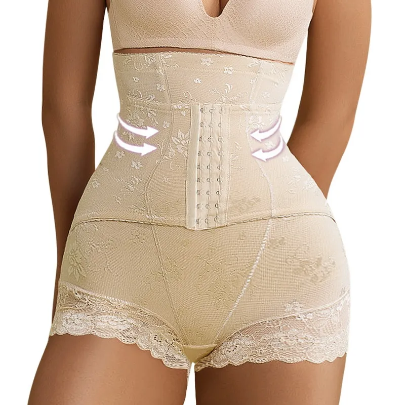 Lingerie Sets for Women Women Tummy Control Body Shaper High Waist Short  Trainer Corset Panties Shapewear Lifter Underwear