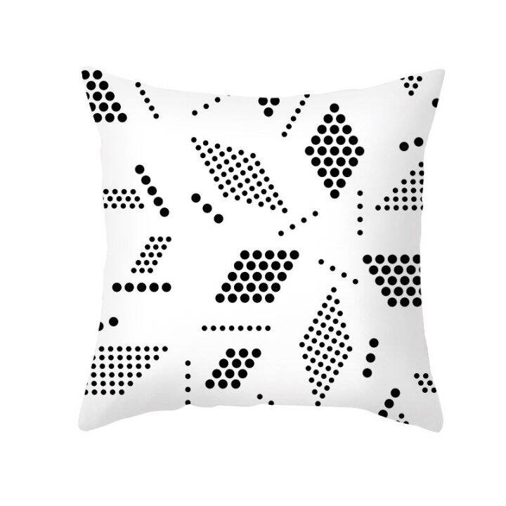 black-and-white-geometric-decorative-pillowcases-polyester-throw-pillow-case-striped-geometric-pillowcase-kussensloop