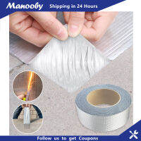 Manooby เทปกาวซ่อมแซมหลังคากันน้ำรั่วฉนวนกันความร้อนสูงเทปยางบิวทิลใหม่5ม. เสียบปลั๊กวัสดุซ่อม