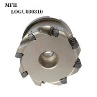 MANF MFH03R cutter head MFH03R face mill cutter head for LOGU0303 milling cutter insert 50 63 80 flute shock-resistant end mill