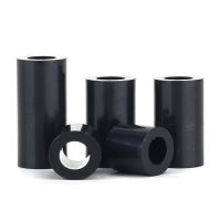 10/ 20/ 50pcs M2.5 M3 M4 M5 M6 M8 M10 Black ABS Non-Threaded Hollowed Nylon Spacer Round Hollow Standoff Washer PCB Board Screw