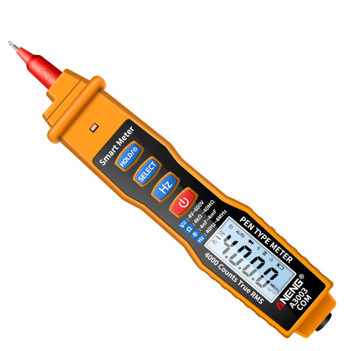 aneng-ปากกาดิจิตอลมัลติมิเตอร์-ncv-ac-dc-โวลต์มิเตอร์-ohmmeter-ความต้านทานความจุ-frequanecy-live-line-test-มือถือ4000นับแอลซีดี-backlight-เครื่องทดสอบที่ทดสอบไฮโกรมิเตอร์และไฟฉาย