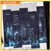 GOTORADE 5 PCS พีวีซี เครื่องอ่าน คลิปหน้า ทนทาน ลายกาแล็กซี่ ชุดที่คั่นหนังสือ ที่คั่นหนังสือ ตัวทำเครื่องหมายหน้า