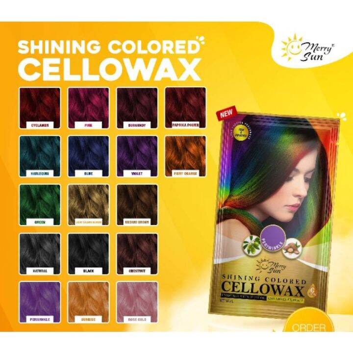 Cellowax Hair Color and Cellophane Wax Treatment In One Lazada PH