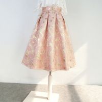 【CC】✟☃  High-End Temperament Irregular Skirts Fashion Classic All-match A-line Skirt Korean Tutu