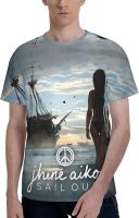 Jhenes Aikos Sail Out Version T Shirt 3D Printed Summer Tees Crew Neck Short Sleeves Tops for Boys