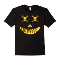 เสื้อยืดผ้าฝ้าย Halloween LaCrosse Cary Face Halloween