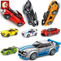 sembo Blocks City Super Racer car F1 Speed Champions Racing model Building sports Kits sets Great Vehicle technique kids toys