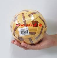 ตะกร้อ ลูกตะกร้อ (สีน้ำตาล) takraw กีฬา อุปกรณ์กีฬา เซปักตะกร้อ (พร้อมส่ง)