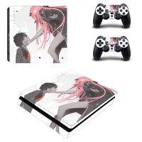 [Enjoy the small store] DARLING In The FRANXX Zero สอง PS4 Slim ผิวสติกเกอร์สำหรับ PlayStation 4เครื่องควบคุมและคอนโซลผิวไวนิล