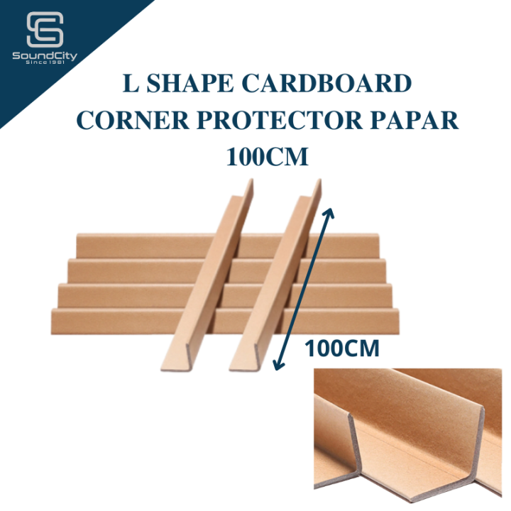 Sourcing Map Adjustable Cardboard Corner Protector, Cardboard Edge Protector 7x7x3.5cm Pack Of 100